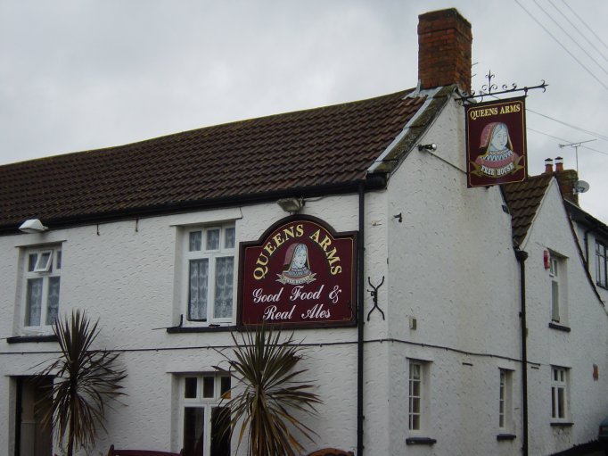 The Queens arms at Bleadon hill.